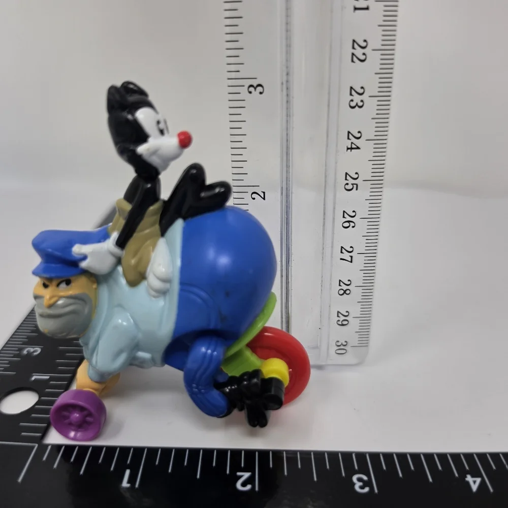 McDonald's Animaniacs Yakko Ridin Ralph Happy Meal Toy Warner Bros 1993.